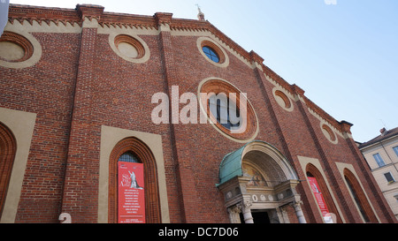 Die meisten Famouse Gemälde von Leonardo Da Vinci, das letzte Abendmahl, in Santa Maria Delle Grazie, Mailand. Stockfoto