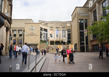 Glasgow Royal Concert Hall von der Buchanan Street Stockfoto