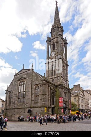 Tron Kirk auf der Ecke der High Street und South Bridge in Edinburgh wiederhergestellt Stockfoto