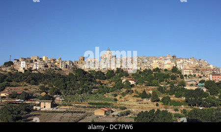 Piazza Armerina, Stadt in Sizilien, Italien Stockfoto