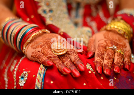 Braut Hnads Stockfoto