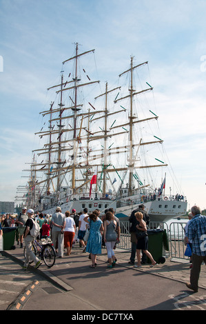 Stettin, Polen - AUGUST 6: Tall Ships Races 2013 Finale. 6. August 2013 in Szczecin, Polen Stockfoto