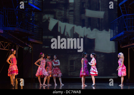 Das musical "West Side Story" kehrt nach Sadler es Wells Theatre, London Stockfoto