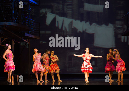 Das musical "West Side Story" kehrt nach Sadler es Wells Theatre, London Stockfoto