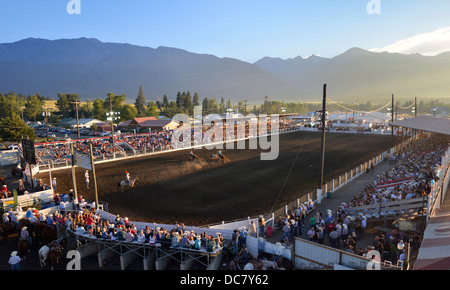 Chief Joseph Tage Rodeo in Oregon Wallowa Valley. Stockfoto