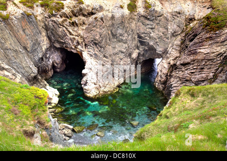 Der Dungeon, Dungeon Provincial Park, Neufundland Stockfoto