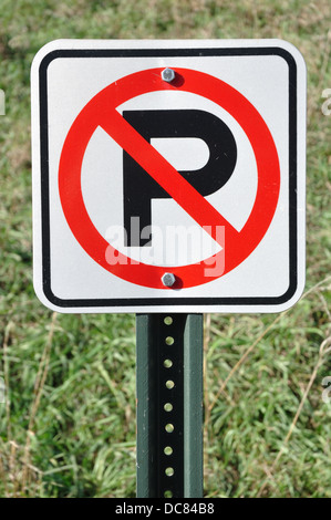 Kein Parkplatz-Schild Stockfoto