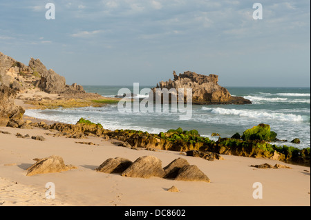 Castle Rock, Brenton on Sea in der Nähe von Knysna, Westkap, Südafrika Stockfoto