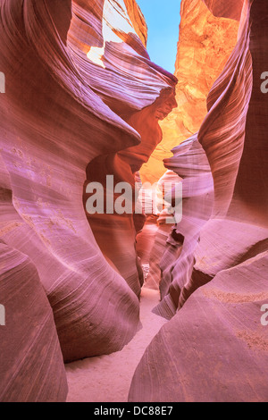 zeigen Sie im berühmten Antelope Canyon, Page, Arizona, USA Stockfoto