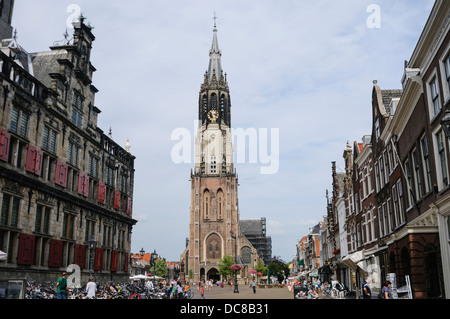 Oude Kerk (alte Kirche) in Delft, Niederlande Stockfoto