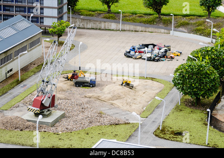 Schrottplatz in Madurodam Interactive Miniatur Park, Niederlande Stockfoto