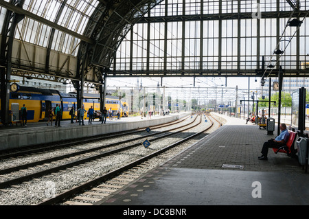 Amsterdam Centraal Station Stockfoto