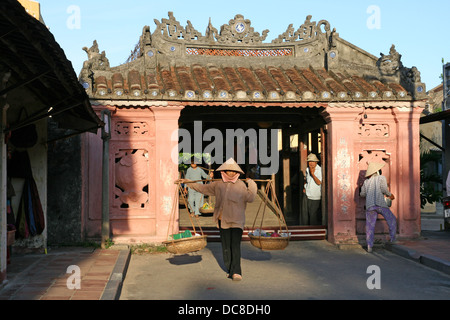 Straßenszene in Hoi an, Vietnam Stockfoto