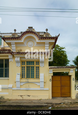 Alte portugiesische Kolonialvilla, Inhambane, Mosambik Stockfoto