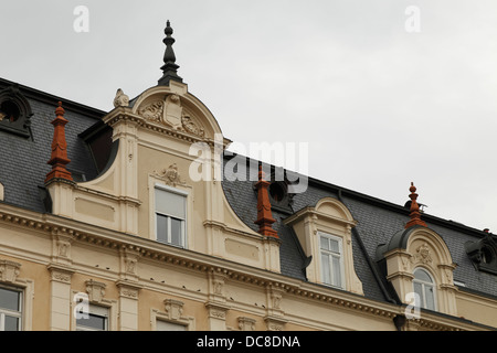 Historisches Gebäude im Zentrum von Meran Stockfoto