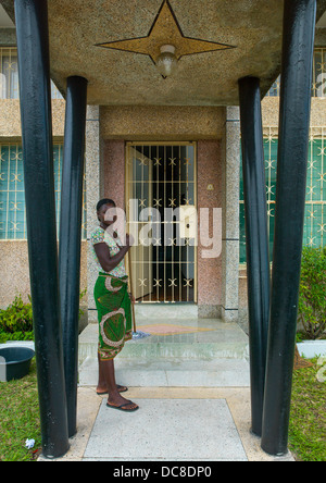 Alte portugiesische Kolonialvilla, Inhambane, Mosambik Stockfoto