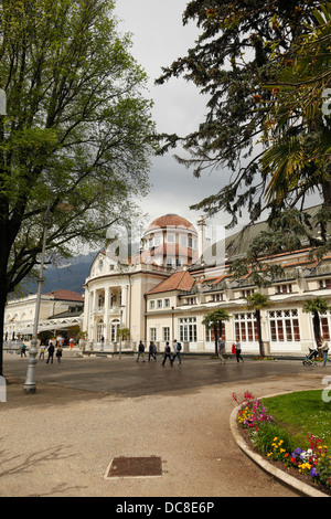 Tourismus-Frühling in Meran, Südtirol Stockfoto