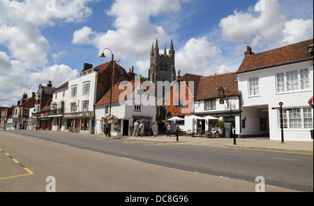 Tenterden High Street, Kent, England, Großbritannien, GB Stockfoto