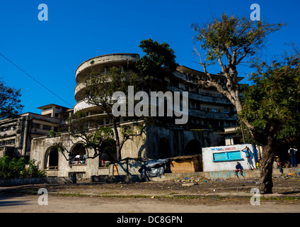 Grande Hotel Slum, Beira, Mosambik Stockfoto