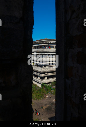 Grande Hotel Slum, Beira, Mosambik Stockfoto