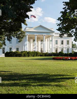 White House auf 1600 Pennsylvania Avenue Washington DC, USA Stockfoto