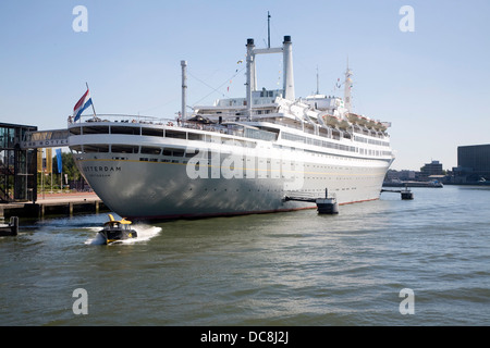 SS Rotterdam Dampfschiff Kreuzfahrtschiff Rotterdam Niederlande Stockfoto