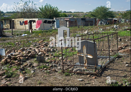 Südafrika-5. bis 7. Mai 2010 Platin-Industrie in Südafrika Rustenburg 150 km NW Johnnesburg Matabeleng Dorf in der Nähe Stockfoto