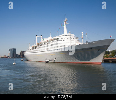 SS Rotterdam Dampfschiff Kreuzfahrtschiff Rotterdam Niederlande Stockfoto