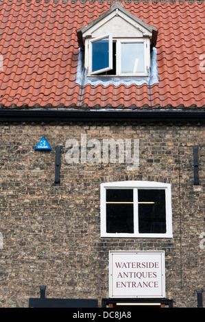 Am Ufer Antiquitäten shop-Ely Cambridgeshire UK Stockfoto