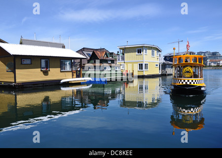 Fishermans Wharf, Victoria, Vancouver Island, British Columbia, Kanada Stockfoto