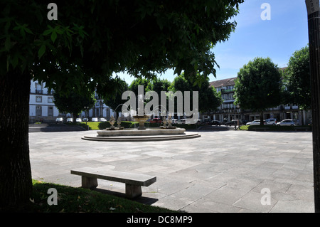 Braga, Portugal: Platz in der Nähe der City hall Stockfoto