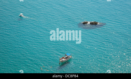 Die Farbe des Meeres, Capo Vaticano, Kalabrien Stockfoto