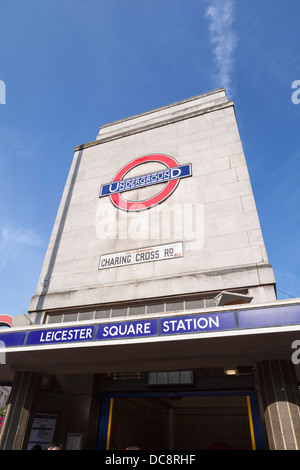 Leicester Square u-Bahnstation, London, England Stockfoto