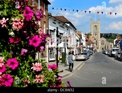 Hart-Straße Henley on Thames, Oxfordshire Stockfoto