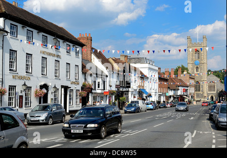 Hart-Straße Henley on Thames, Oxfordshire Stockfoto