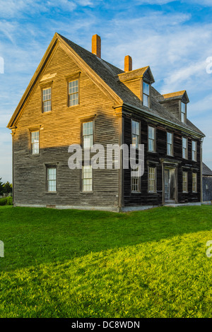 Außerhalb des Olson House, einem nationalen historischen Wahrzeichen, berühmt durch den Maler Andrew Wyeth mit seinem 'Christina's Welt". Stockfoto