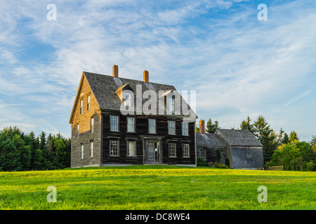 Außerhalb des Olson House, einem nationalen historischen Wahrzeichen, berühmt durch den Maler Andrew Wyeth mit seinem 'Christina's Welt". Stockfoto