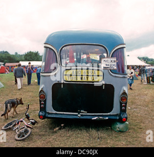 Die sowieso bis Bus bei Glastonbury Festival UK Stockfoto