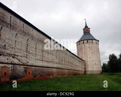 Kirillo-Beloserski-Kloster, Goritsy Wolga-Ostsee-Wasserweg Russland Stockfoto