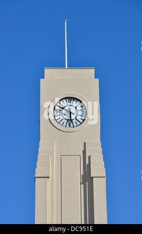 Uhrturm, La Joliette, Marseille, Frankreich Stockfoto