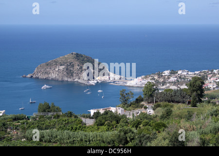 Dorf von Sant ' Angelo, Angeln, Serrara Fontana, Insel Ischia, Golf von Neapel, Kampanien, Süditalien, Italien, Europa Stockfoto