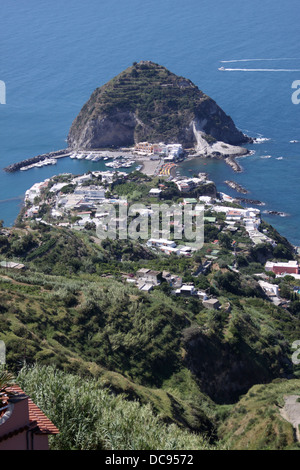 Dorf von Sant ' Angelo, Angeln, Serrara Fontana, Insel Ischia, Golf von Neapel, Kampanien, Süditalien, Italien, Europa Stockfoto