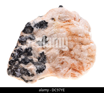 Galena (Leitung Sulfid) wichtigsten Erz von Blei Stockfoto