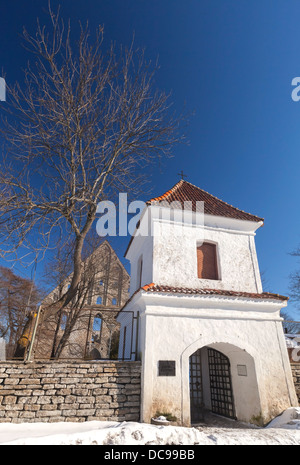 Pirita Kloster Eingangsturm. Tallinn, Estland Stockfoto