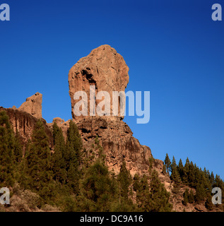 Roque Nublo, Gran Canaria, Kanarische Inseln, Spanien Stockfoto