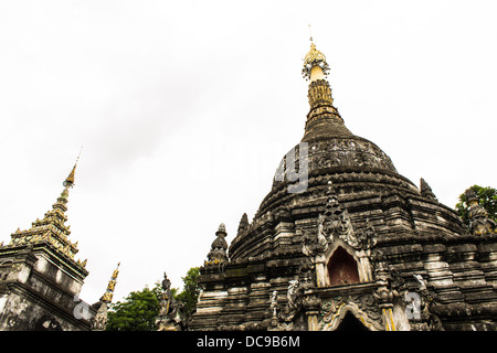 Chedi Shan Stil im Wat Papoa, Chiangmai Thailand Stockfoto