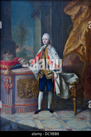 Porträt von Maximilian Franz von Habsburg-Lothringen, Erzherzog von Österreich (1756-1802). Letzte Bruder von Kaiser Joseph II & Leopo Stockfoto