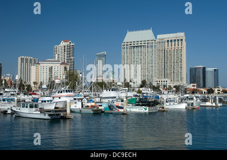 EMBARCADERO MARINA SEA PORT VILLAGE SAN DIEGO KALIFORNIEN USA Stockfoto