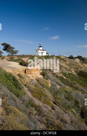 OLD POINT LOMA LIGHTHOUSE POINT LOMA SAN DIEGO KALIFORNIEN USA Stockfoto