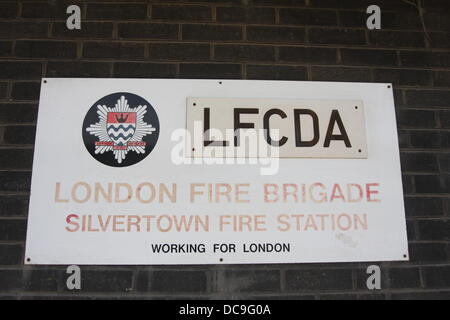 Silvertown Brände Station in Newham, London Stockfoto